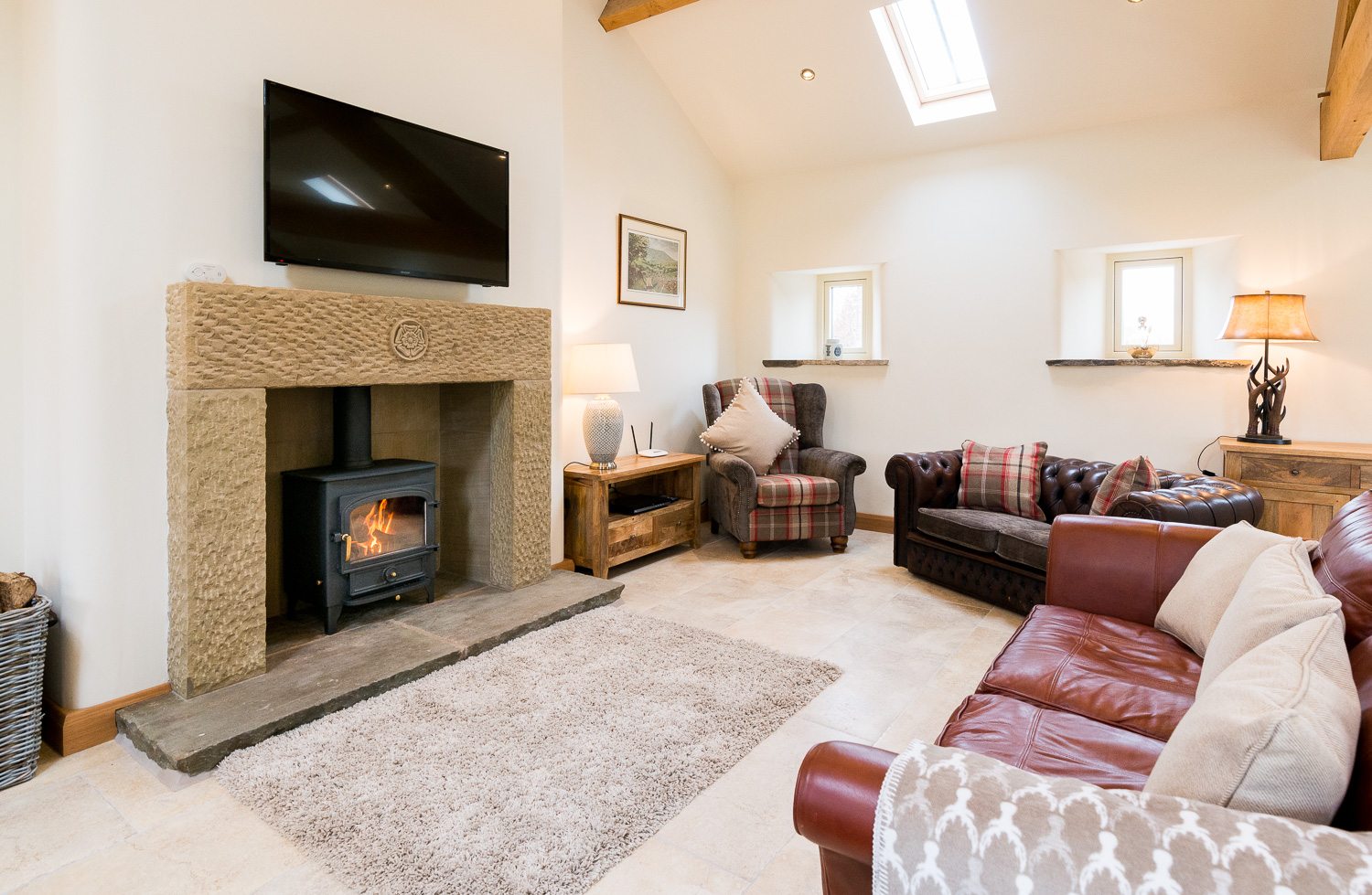 Ribble Valley Holiday Cottages Granary Lounge